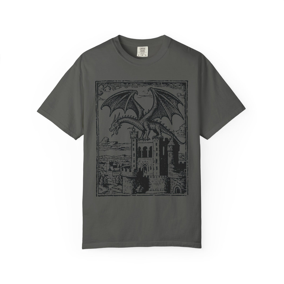 Dragon's Keep Vintage Medieval Graphic Tee