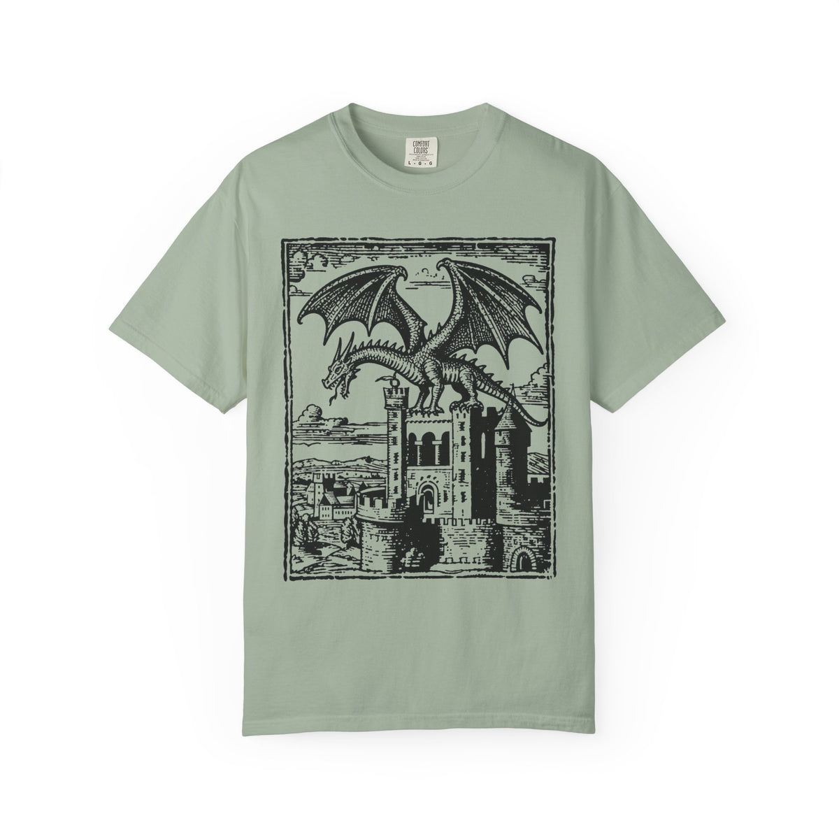 Dragon's Keep Vintage Medieval Graphic Tee