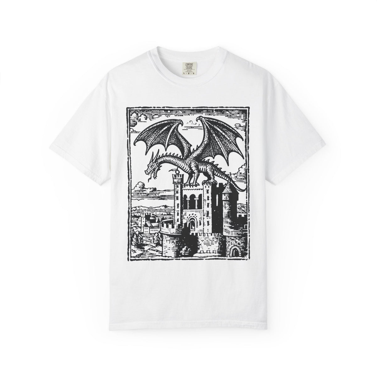 Dragon's Keep Vintage Medieval Graphic Tee
