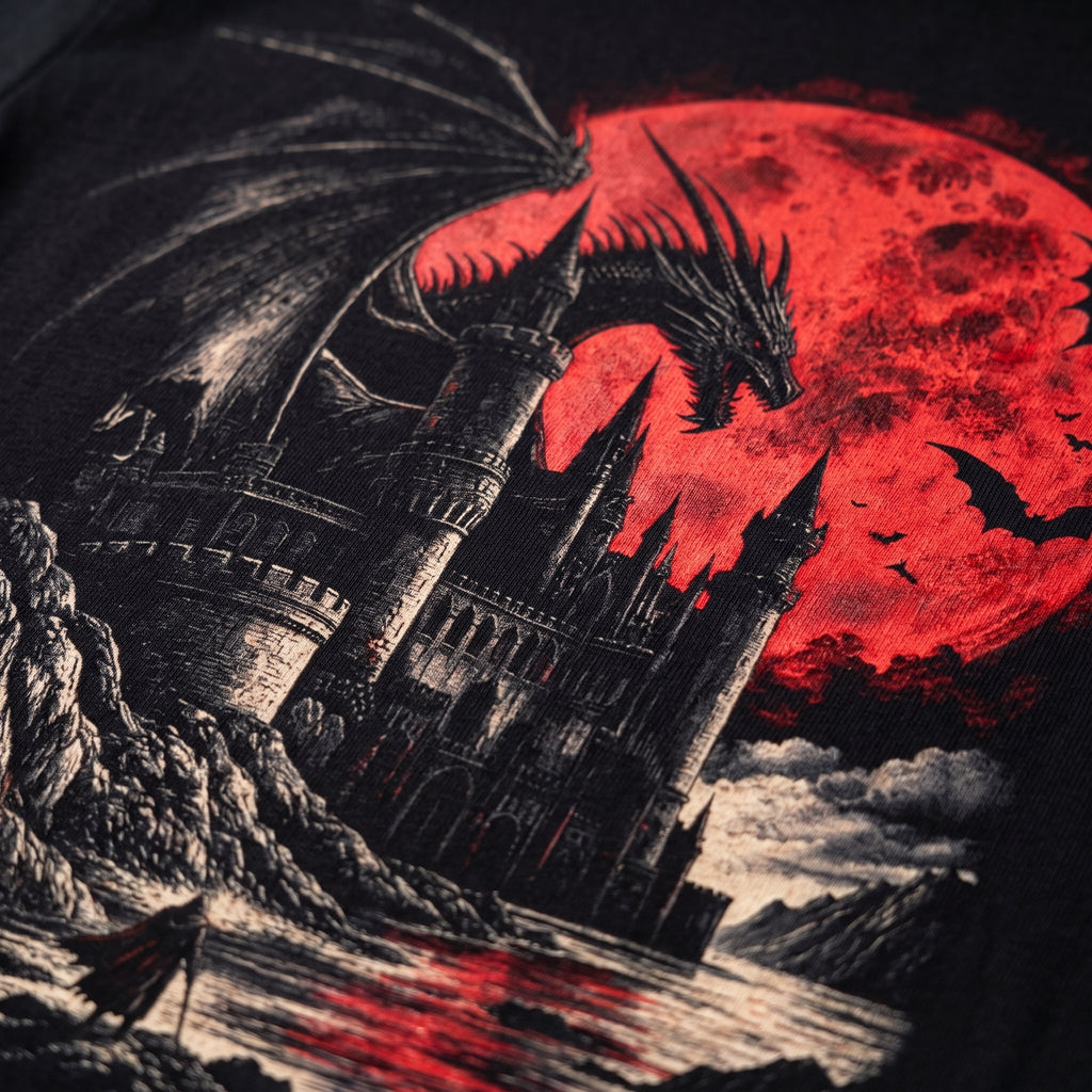 Crimson Moon Graphic Tee