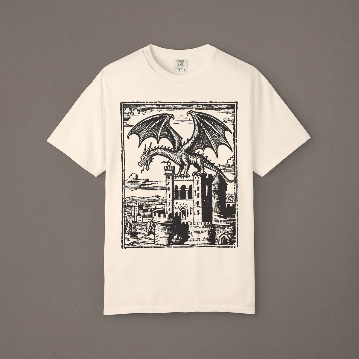 Dragon's Keep Vintage Medieval Graphic Tee