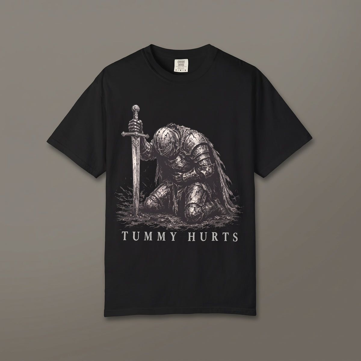 Medieval Knight "Tummy Hurts" Tee