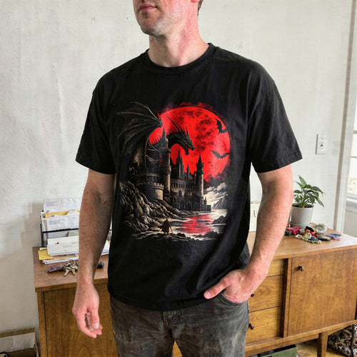 Crimson Moon Graphic Tee